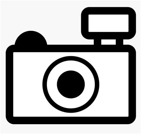 Photographer Clipart Outline Camera Clipart Black And White HD Png