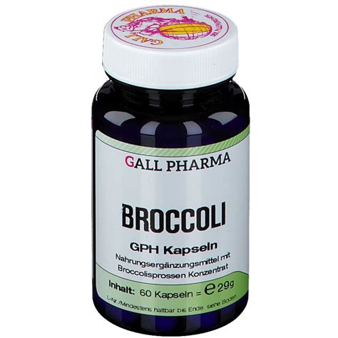 Gall Pharma Broccoli Gph Kapseln St Shop Apotheke