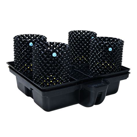 Système hydroponique HydroStar 80 Big pots 4 pots 25 L 80 x 75 cm