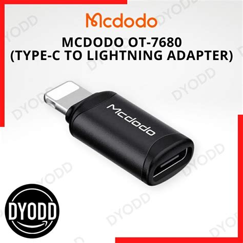 Original Mcdodo OT 7680 Type C To Micro OT 7700 Lightning To Type C