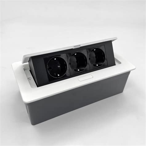 Shelbi STG-6M Настольный блок на 3 розетки в столешницу, Белый - купить ...