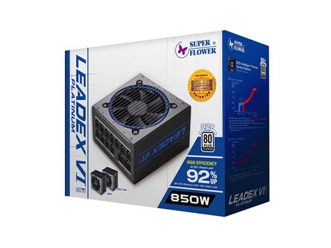 Super Flower Leadex VI Platinum PRO 850W ATX 80 PLUS PLATINUM Certified ...