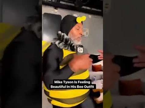 Mike Tyson Is Feeling Beautiful In His Bee Outfit 😂🐝 #shorts #miketyson ...