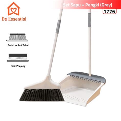 Jual GM Bear Sapu Pengki Set 1776 Broom Set Dustpan Kombinasi Sapu