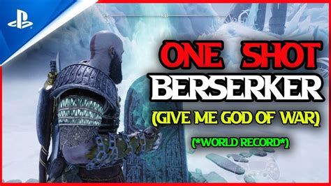 World Record Berserker Skjothendi The Unerring One Shot God Of War