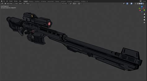 Artstation Anime Style Sci Fi Weapons Pack Resources