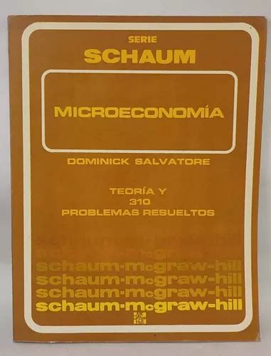 Microeconomía Schaum Envío gratis