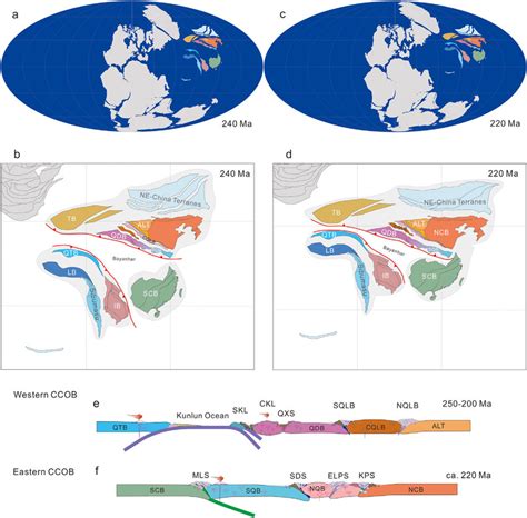 Tectonic Reconstructions Of East Asian Blocks Showing Closure Of The