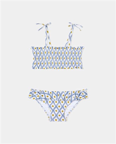 Comprar Bikini de niña ikat azul Unit Hipercor