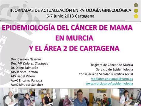 PPT II JORNADAS DE ACTUALIZACIÓN EN PATOLOGÍA GINECOLÓGICA 6 7 junio