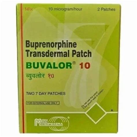 Buvalor Buprenorphine Transdermal Patch At Rs 2500 Pack Kanchipuram