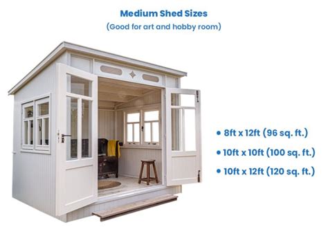 Shed Sizes Standard Popular Dimensions