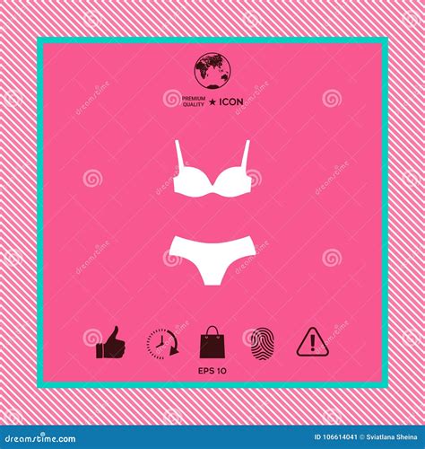 Ensemble De Lingerie Ou De Maillot De Bain Bikini En Deux Parties La Silhouette Commande De