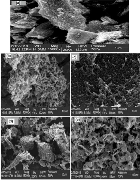 Sem Micrographs Of Inactivated Carbonized Rice Husk A Rhac1 Before