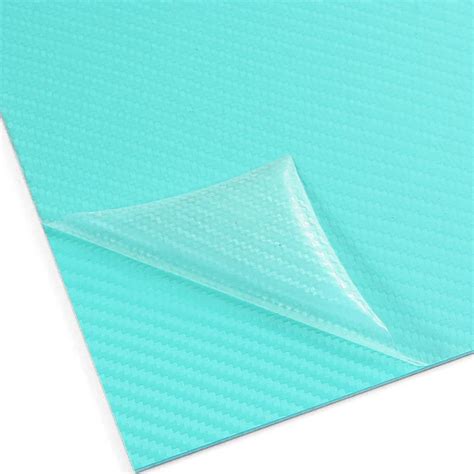 1piece Lake Blue Carbon Fiber Kydex Hot Plastic Plate For DIY Knife Sheath Gun Case Making