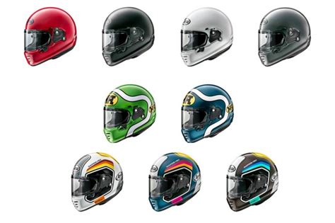 Arai Rapide Neo Helmet Retro Moden Untuk Peminat Gaya Lumba 80 An