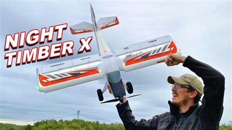 Rc Smart Plane E Flite Night Timber X M Stol D Airplane W Led