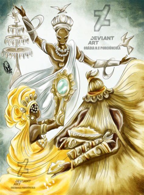 Oxala Obaluaie E Oxum By OradiaNCPorciuncula On DeviantArt African