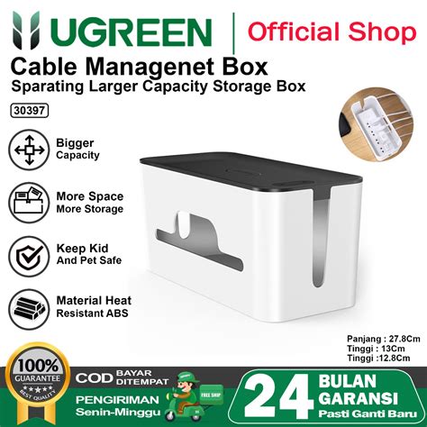 Jual UGREEN Kotak Organizer Kabel Doff Minimalis Cable Management Box