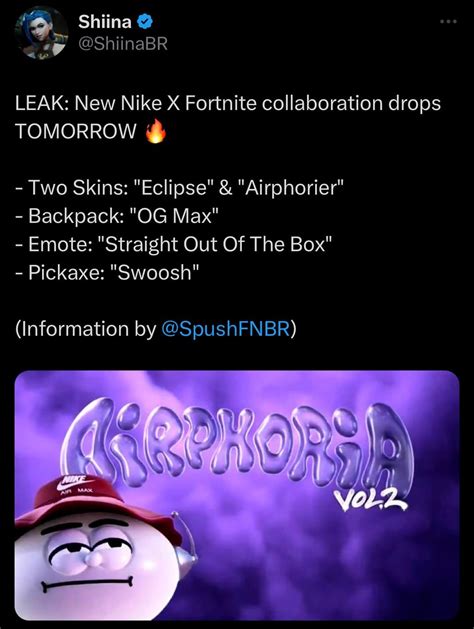 New Nike X Fortnite collaboration dropping TOMORROW (Via: ShiinaBR) : r ...