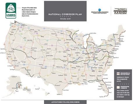 U S National And Interstate Bicycle Routes Smith Dttp Documents