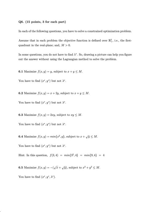 Solved Q Points For Each Part In Each Of The Chegg