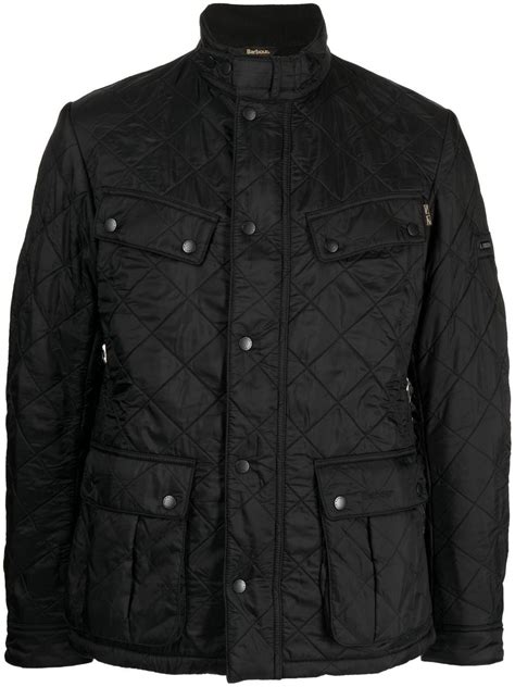 Barbour Logo Patch Quilted Jacket Smart Closet