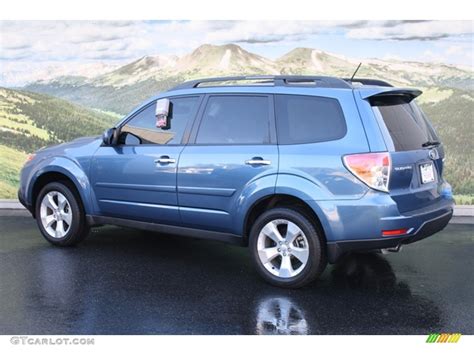 Newport Blue Pearl 2009 Subaru Forester 2.5 XT Limited Exterior Photo ...