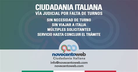 Ciudadanía Italiana vía Judicial Sin turnos y sin esperas