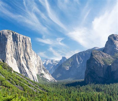 El Capitan Mountain In Yosemite National Park Stock Image Image Of