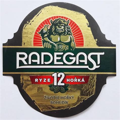 Radegast Ryze Horka 12 Alc 5 1 Vol Beer Label Collection