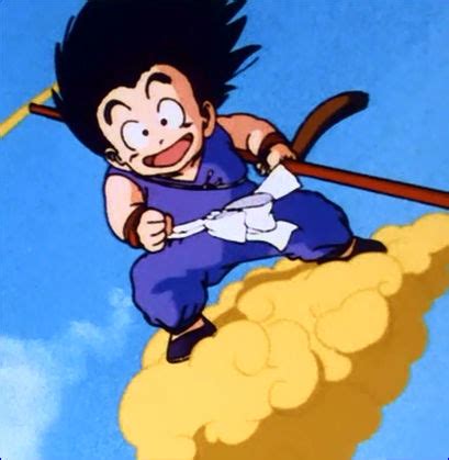 Kid Goku riding Flying Nimbus by L-Dawg211 on DeviantArt