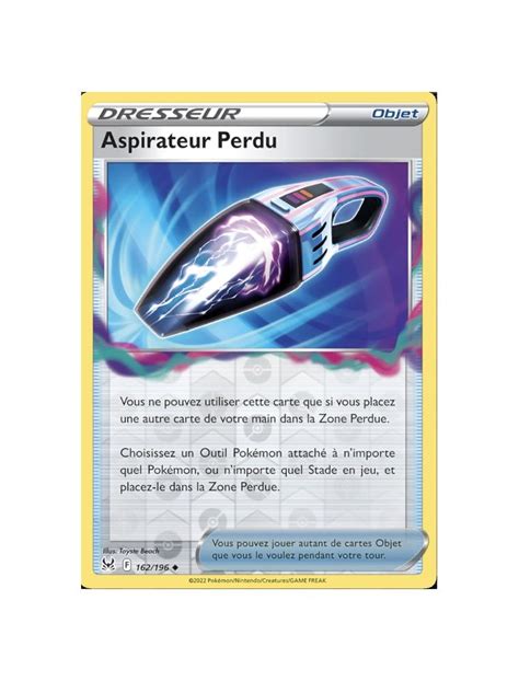 FR Pokémon Carte EB11 162 196 Aspirateur Perdu REVERSE