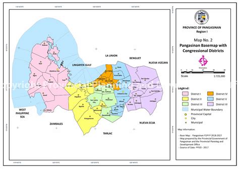 Pangasinan Map Pangasinan Provincial Planning And Development Office