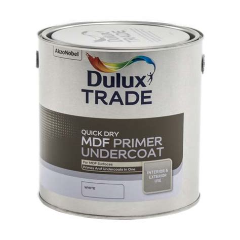 Dulux Trade Qd Mdf Primer Undercoat 2 5l Collect Or Delivery