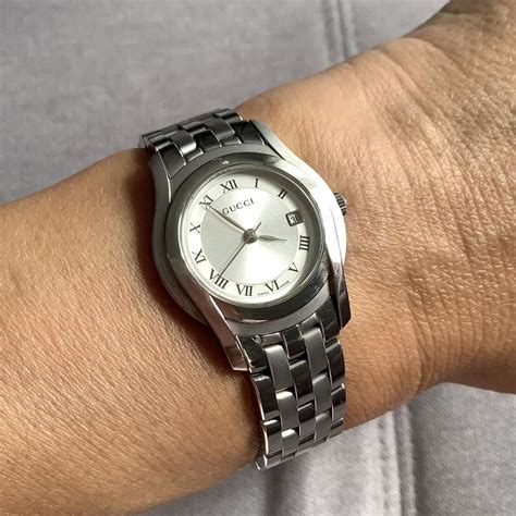 Authentic Stainless Steel Gucci Watch For Lady In Depop