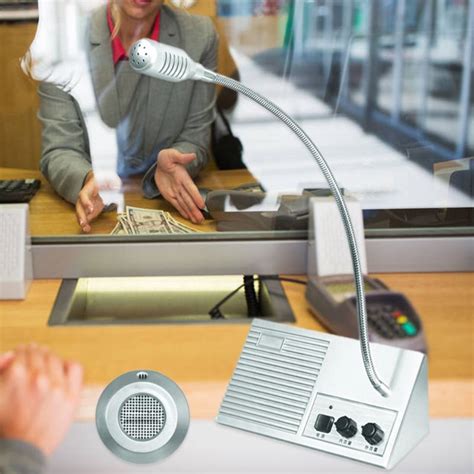 Dual Way Bank Counter Interphone No Touch For Busi Grandado