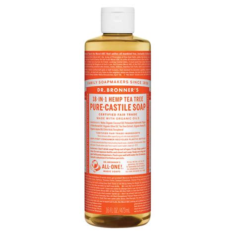 Dr Bronner S CSTT16 Shampoo And Body Wash Dr Bronner S Organic Tea