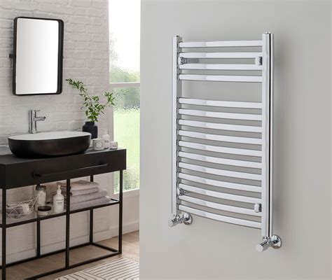 Affinity Curve Electric Towel Rail WiFi Chrome