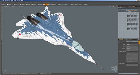 Sukhoi Su 57 Camo Flight 3d Model 189 3ds Fbx Max Lxo Obj Ma