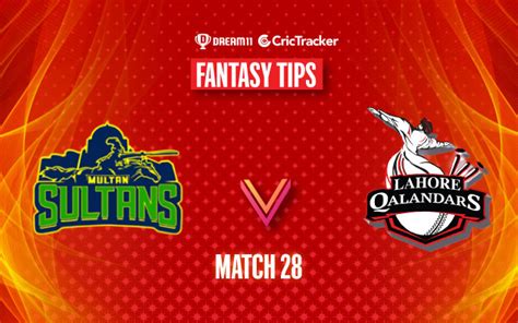 Mul Vs Lah Dream Prediction Psl Fantasy Cricket Tips Playing