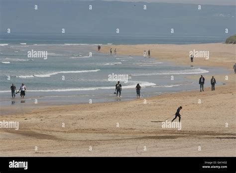 Portrush Beach in County Antrim Stock Photo - Alamy