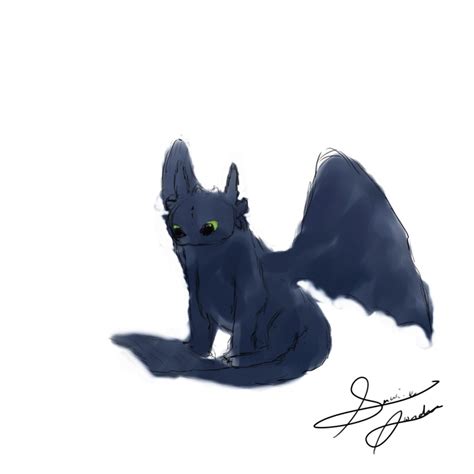 a drawing of toothless the dragon :) | Drawings, Fictional characters ...