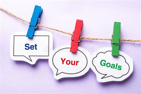 Set Your Goals Stock Photo - Image: 57246051