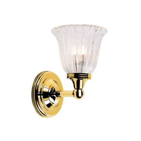 Elstead Lighting Austen Single Bathroom Wall Light Polished Brass