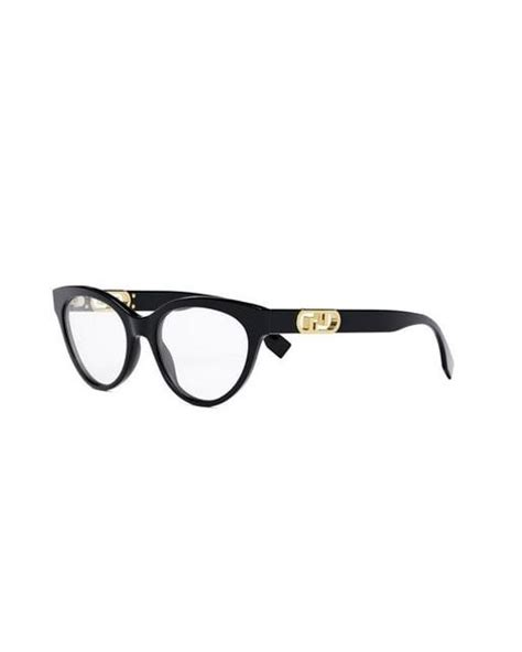 Fendi Fe50066i 001 Glasses In Black Lyst