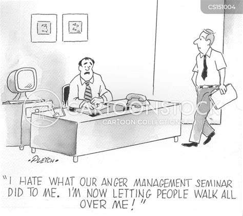 Anger Management Seminar Cartoons and Comics - funny pictures from CartoonStock