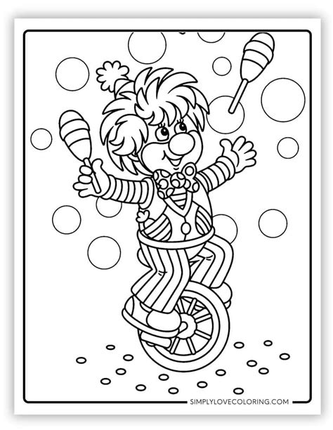 36 Circus Coloring Pages (Free PDF Printables) - Simply Love Coloring