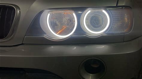 Реставрация оптики на Бмв х5 е53 дорестайлинг и установка светодиодных ...