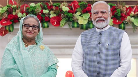 Pm Modi Welcomes Bangladesh Pm Sheikh Hasina Pm Modi Sheikh Hasina Photos Bangladesh Pm